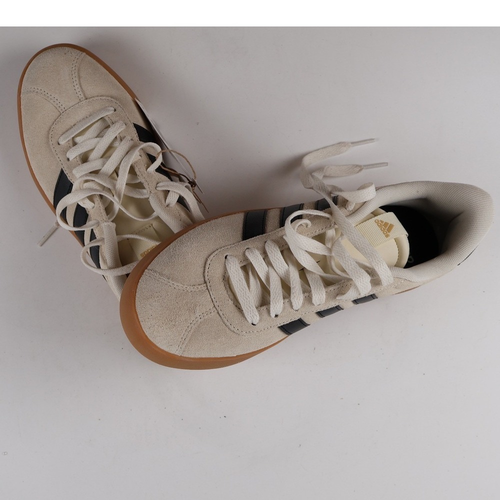 Adidas Sneakers VL Court 3.0 Beige Black 8 Suede NWT - Picture 8 of 8